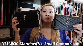 YSL Saint Laurent WOC Comparison  YSL bag review  Luxury bag review [upl. by Salisbury]