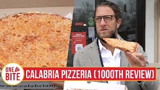 Barstool Pizza Review  Calabria Pizzeria amp Restaurant Livingston NJ 1000th Review [upl. by Weiler]