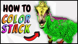 Ark Color Mutation Guide  How to Ark Color Mutations Stack Your Dino [upl. by Arvid]