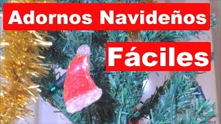 Como Hacer Adornos Navideños Caseros Muy Fáciles [upl. by Aronoel]