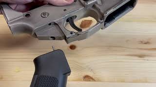 AR15 Safety  Pistol Grip Installation [upl. by Wilde]