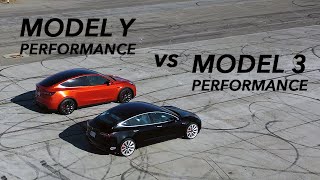 Performance Model 3 VS Performance Model Y  Handling Acceleration amp Efficiency  Can the Y Keep Up [upl. by Ybba]