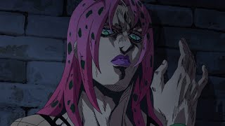 Diavolos reveal in episode 33 HD  Diavolo kills Polnareff [upl. by Zuleika]