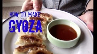 How to Make Gyoza  Japanese dumplings [upl. by Leopoldeen]