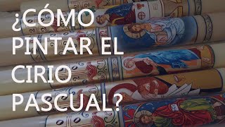 ¿cómo pintar el CIRIO PASCUAL Pasos y CONSEJOS [upl. by Kyriako]