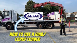 ALLMI Lorry loader training Lifting techniques 🚛🏗 [upl. by Elletsyrk28]