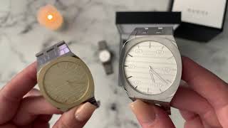 Unboxing New GUCCI 25H Ultra Slim Watch [upl. by Ellivnarg713]