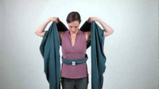 Moby Wrap Wrapping Gathered Instructions [upl. by Dierdre]