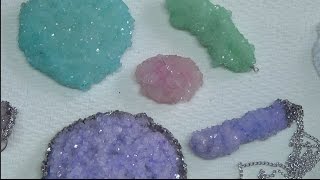 How To Grow Crystal DIY Pendant Ring and Home Decor  Beanana711 [upl. by Douglas423]