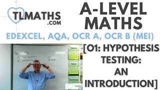 ALevel Maths O101 Hypothesis Testing An Introduction [upl. by Anette]