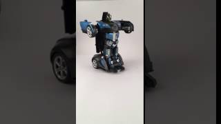 Remote Control Transformer Car  Blue [upl. by Magdalen]