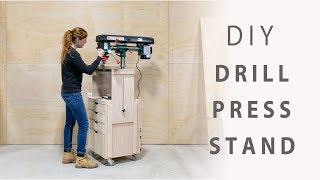 DIY Mobile Drill Press Stand [upl. by Berton]