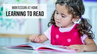 MONTESSORI AT HOME Learning to Read [upl. by Riley]