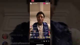 NBA YOUNGBOY goes off on Kodak on Instagram live [upl. by Dazraf]