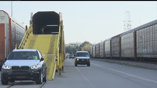 Unloading Rail Cars [upl. by Anitnelav]