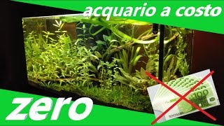 allestire un acquario a COSTO ZERO [upl. by Ynnav]