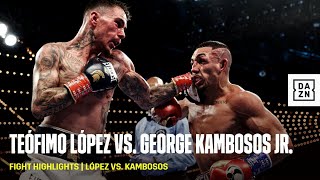 FIGHT HIGHLIGHTS  Teófimo López vs George Kambosos Jr [upl. by Einaej672]