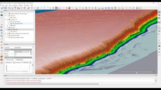 Cloud Compare 4 Generate DEMs and Contours [upl. by Yreme]