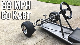 88 MPH DeLorean Kart Build Pt1  Vintage Go Kart Chassis [upl. by Fasta152]