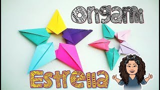 Como hacer una estrella de papel origami [upl. by Krasner]