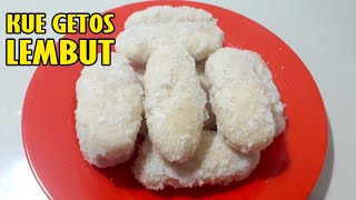 Resep membuat kue getas  gandos lembut tepung ketan anti gagal  Olahan tepung ketan [upl. by Kraul]