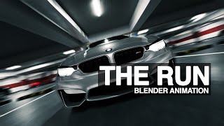 The Run  Cinematic Blender Car Animation [upl. by Alia]