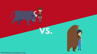 Bull and Bear Markets Bullish vs Bearish Explained in One Minute From Definition to Examples [upl. by Gault222]