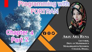 7 Computer Techniques  Programming with FORTRAN  Chapter4 Part2  Fortran Expression [upl. by Osrit]