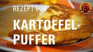 Omas Blitzrezept für schnelle Kartoffelpuffer Reibekuchen oder Klitscher aus der DDR [upl. by Yeltnarb]