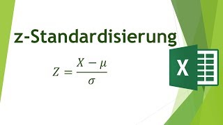 zStandardisierung in Excel [upl. by Marti]