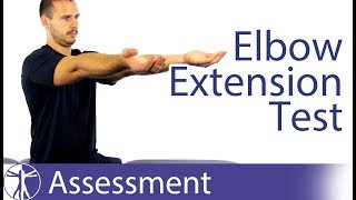 Elbow Extension Test  Olecranon Fracture [upl. by Silera]