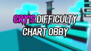 ROBLOX  Crys Difficulty Chart Obby  All Stages [upl. by Reiser]