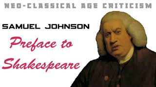 Samuel Johnson Preface to Shakespeare Summary Analysis and explanation [upl. by Lepine]