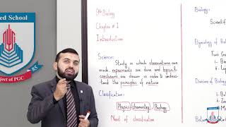 Class 9  Biology  Chapter 1  Lecture 1 Introduction  Allied Schools [upl. by Nyrmac]