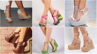 Latest Wedges Sandal Collection  High Heel Designs  Revamp it [upl. by Elberfeld285]