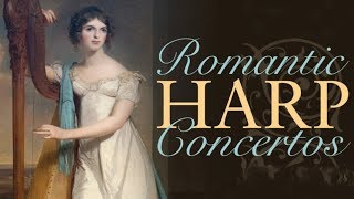 Romantic Harp Concertos  Handel MozartClassical Playlist [upl. by Wilone]