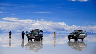 WORLDS BIGGEST MIRROR  Uyuni Salt Flats Bolivia [upl. by Lleoj588]