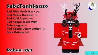 15 Roblox Red Outfits for Boys amp Girls [upl. by Yot]