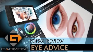 GAOMON PD1561 Pen Display Review by Jyundee [upl. by Irt]