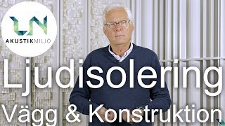 Ljudisolering  Vägg amp Konstruktion [upl. by Ymerej396]