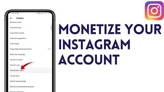 How To Monetize Your Instagram Account [upl. by Nosmirc]