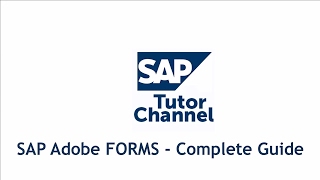 SAP Adobe FORMS  Complete Guide [upl. by Ziul108]