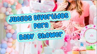 10 Juegos divertidos para BABY SHOWER 2023 [upl. by Artap]