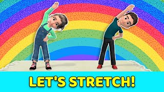 LETS STRETCH BEST KIDS WARM UP EXERCISES [upl. by Eniamej]