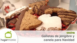 Galletas de jengibre y canela para Navidad [upl. by Eelyma]