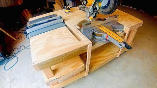 DIY Workbench With a SECRET [upl. by Colman602]