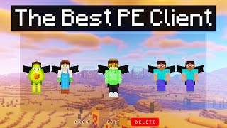 THE 1 PVP Client For MCPE Minecraft Bedrock [upl. by Lipson]