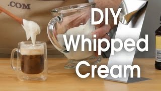 DIY whipped cream in 60 seconds [upl. by Inness495]