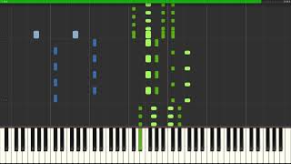 Vivaldi  Winter Piano Tutorial Synthesia Rousseau [upl. by Dallon]