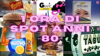 1 ORA di SPOT ANNI 80  📺 [upl. by Arad]